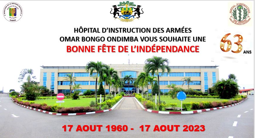 17 Août 1960 - 17 Août 2023 : L'HIAOBO vous souhaite une bonne fête de l'indépendance 2023 . #GABON63 